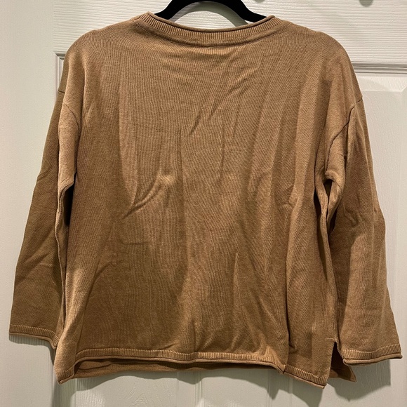 Pact Classic Fine Knit Wide Neck Sweater SM - Picture 4 of 5